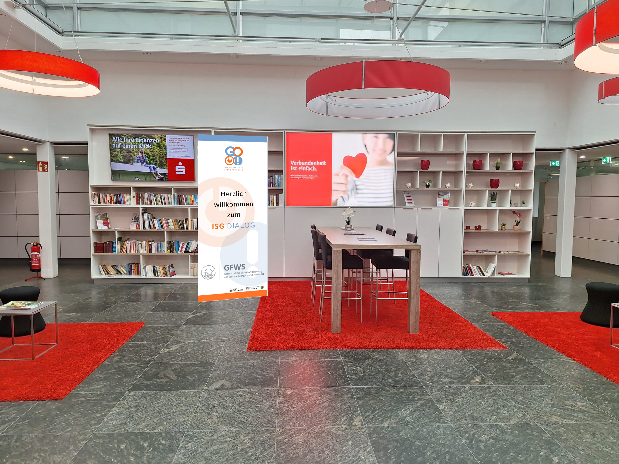 Veranstaltung bei der Sparkasse