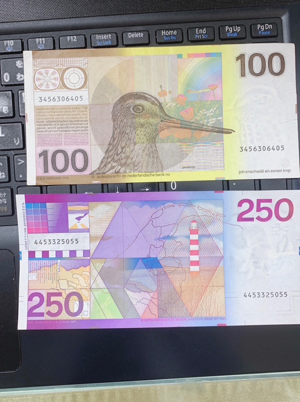 オランダ 旧紙幣 100ギルダー① オランダ100ギルダー①旧紙幣