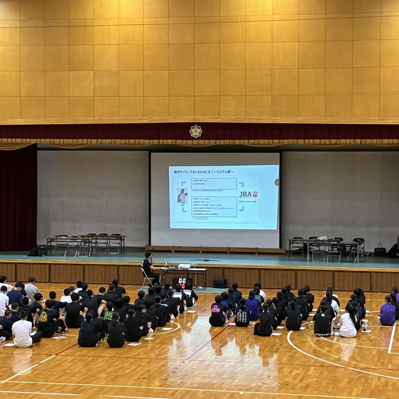 【先輩の活躍】高校生 レフリー講習会