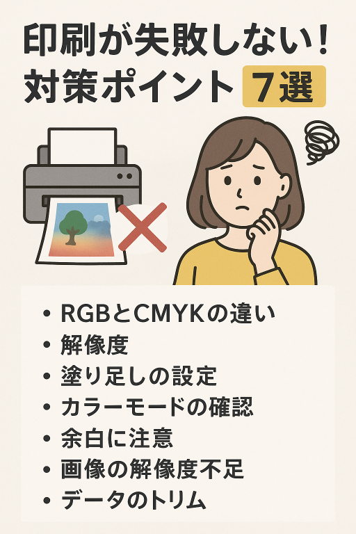 印刷が失敗しない！対策ポイント7選！