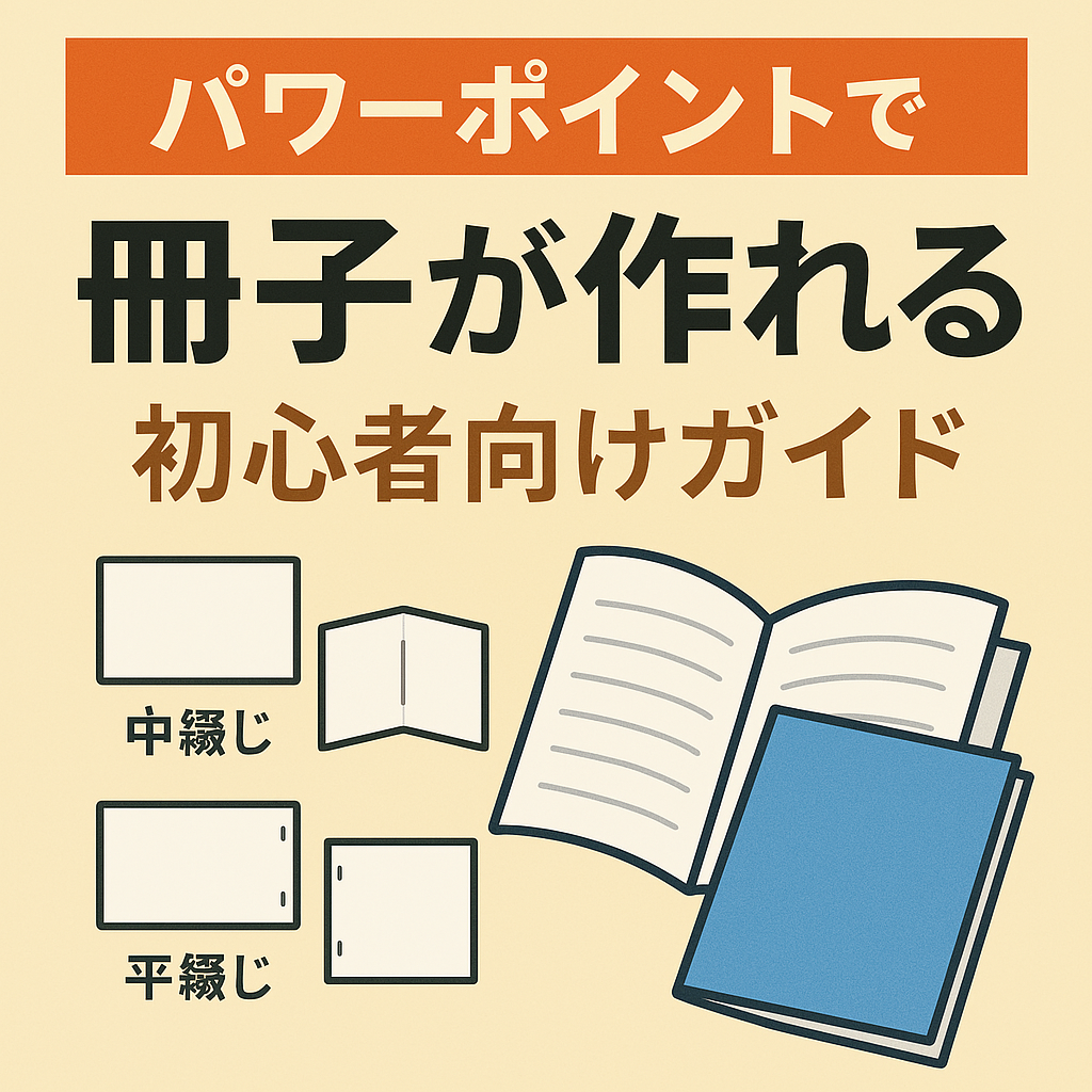 デザインソフト不要！パワーポイントだけでできる冊子印刷の始め方