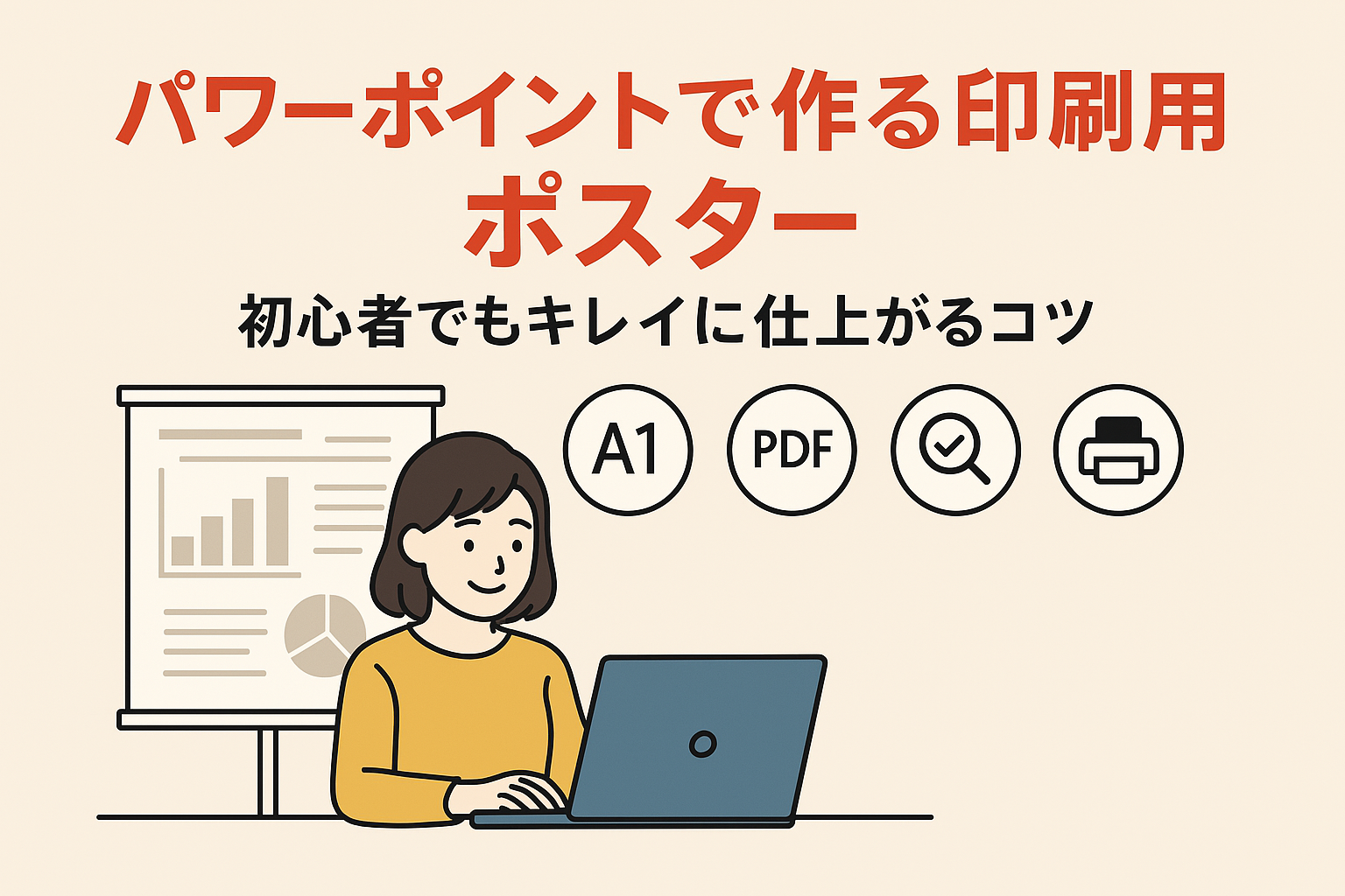 パワーポイントで作る印刷用ポスター｜初心者でもキレイに仕上がるコツ
