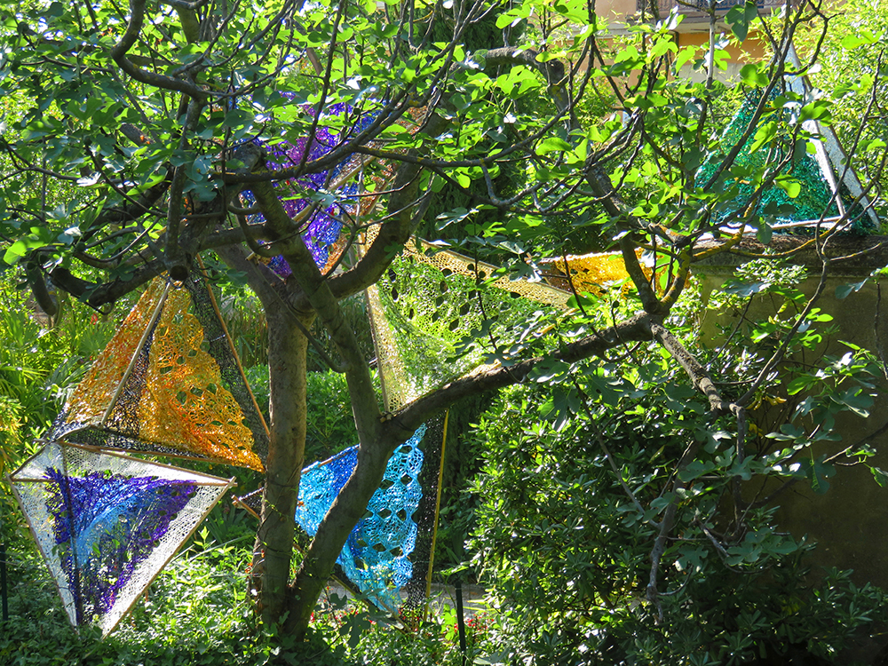 EN OBLIQUE (détail), Villa Datris, l'Isle sur la Sorgue, été 2018