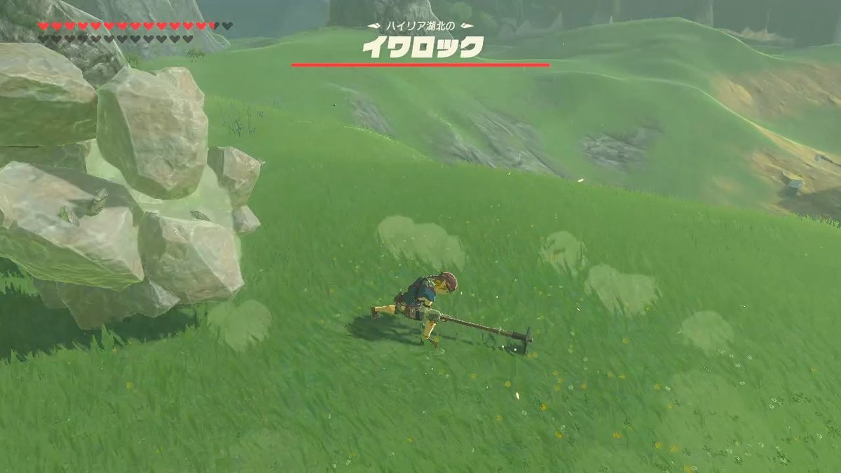 ハイリア湖北の イワロック ゼルダの伝説 Breath Of The Wild