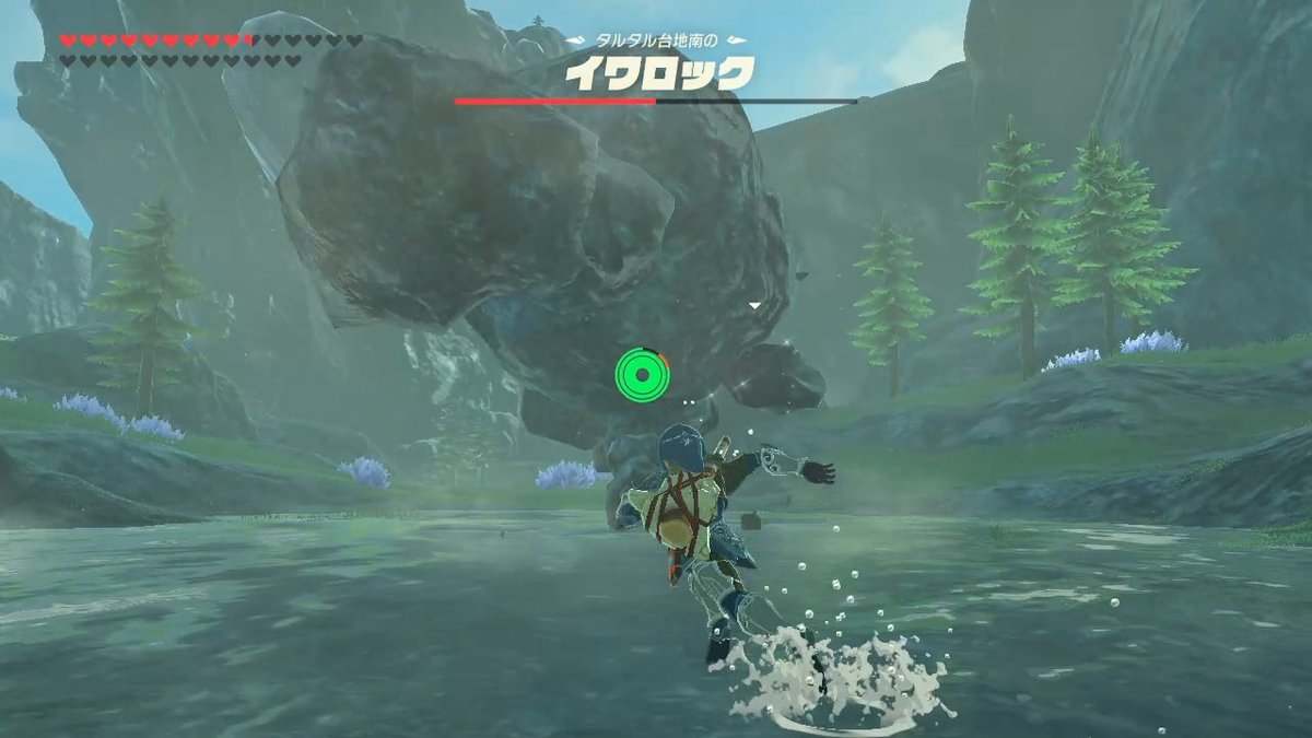 タルタル台地南の イワロック ゼルダの伝説 Breath Of The Wild