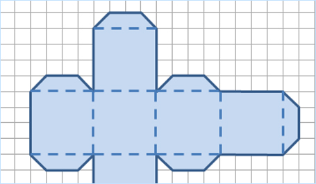 ワードで描いた展開図