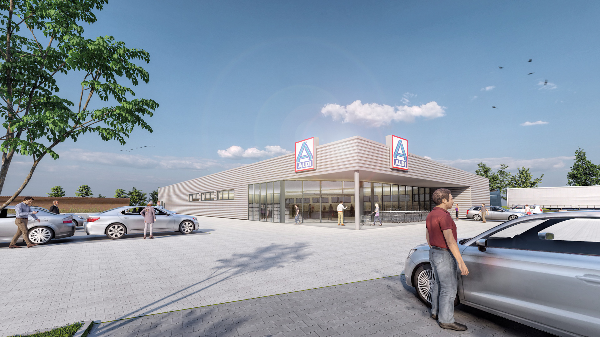 Neubau - Aldi - Moordorf