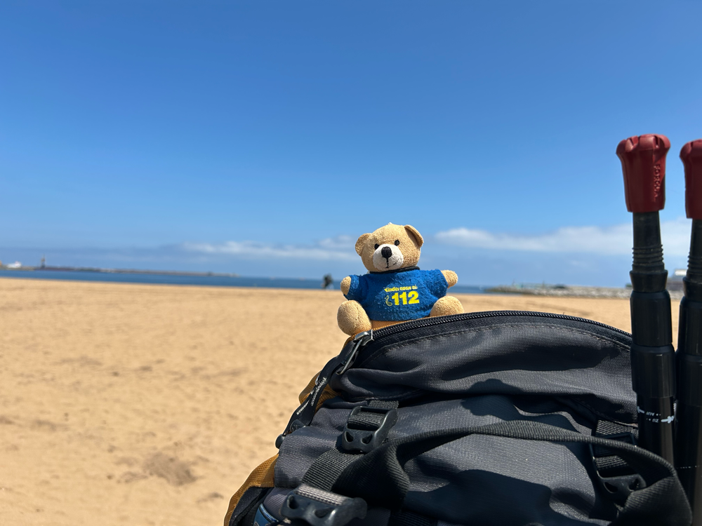 Am Strand, doppelt schön, wenn wichtige Dinge gefunden werden
