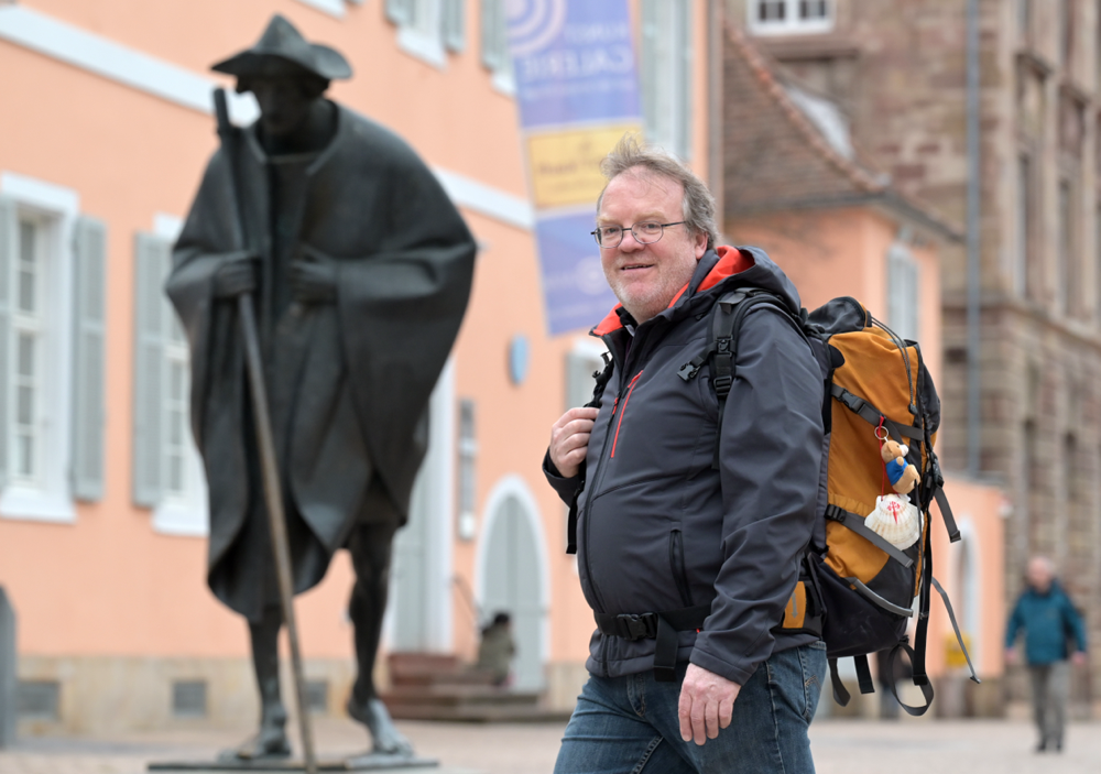 Fototermin beim Pilger für die Rheinpfalz: Foto Klaus Landry