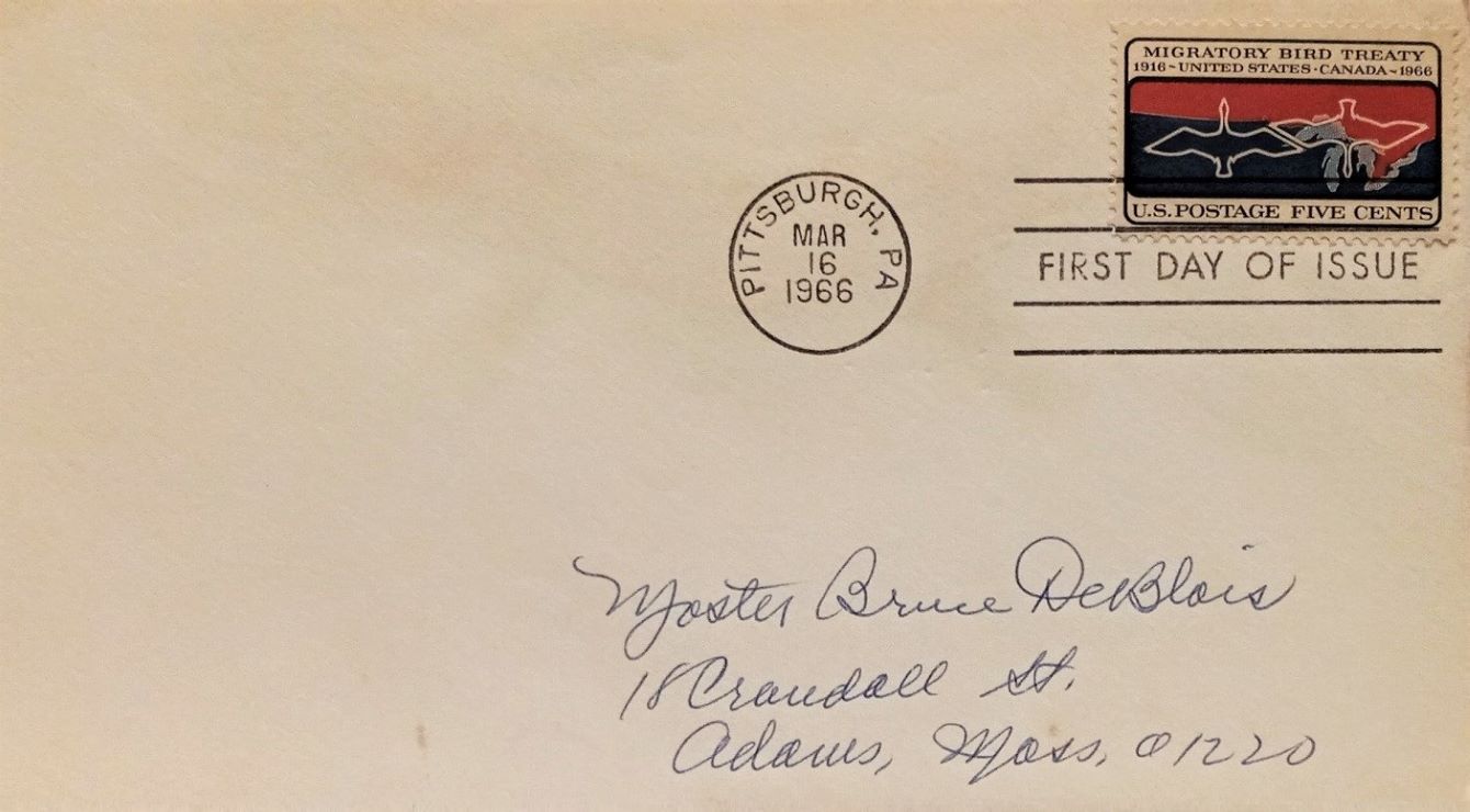Wings and Birds Flying on Five Different Kinds of Philatelic Items