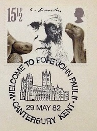 Pope John Paul II Stamp Collection / Special Cancellation – Main Part of a Great Britain Cover, 1982 – 2nd / Topical and Thematic Stamp Collecting