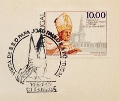 Pope John Paul II Stamp Collection / Special Cancellation – Main Part of a Portugal Cover, 1982 – 3rd / Topical and Thematic Stamp Collecting