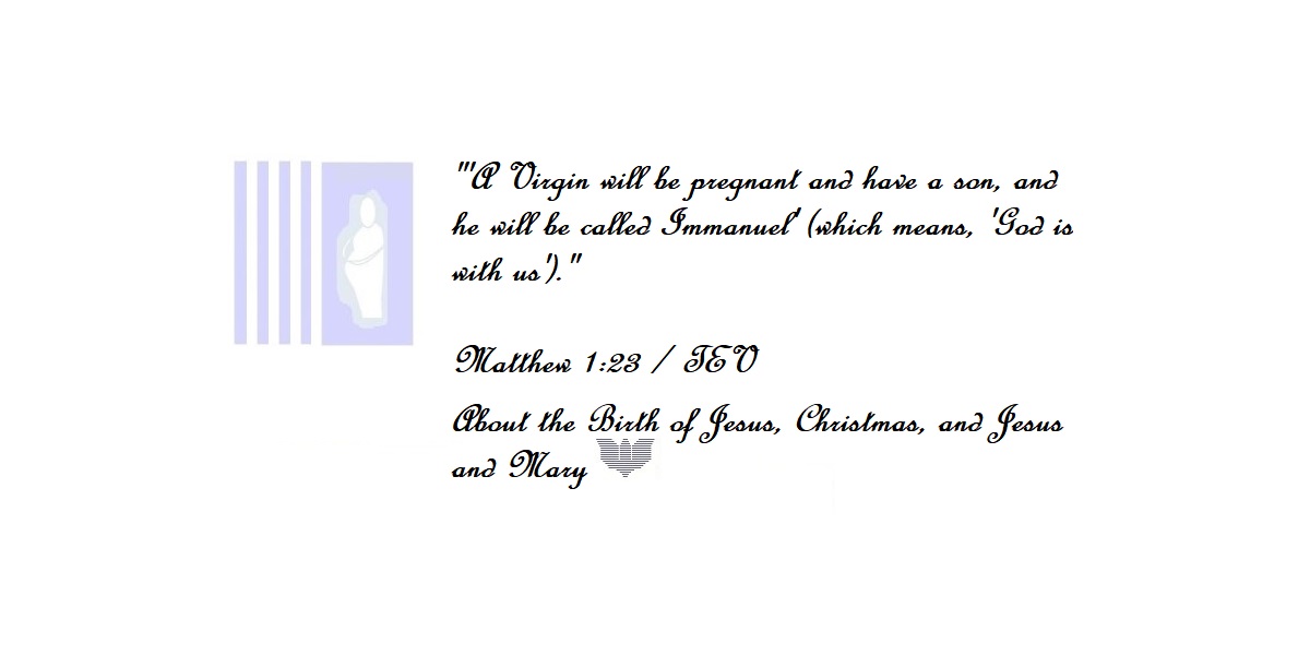 Gallery of Bible Verses taken from the Gospel of Matthew beginning from Matthew 1:23 (1st Image)