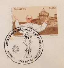  Pope John Paul II Stamp Collection / Main Part of Brasil FDC, 1980 – 2nd / Topical and Thematic Stamp Collecting