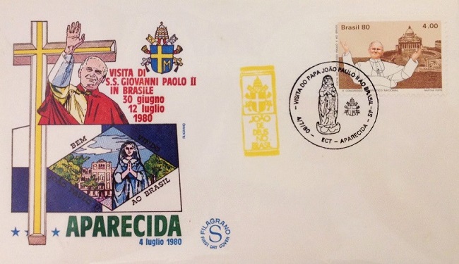 Pope John Paul II Stamp Collection / Brasil First Day Cover (FDC), 1980 – 4th / Topical and Thematic Stamp Collecting