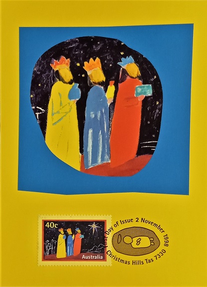 Australia, 1998 - Maximum Card about Christmas, The Visit of the Three Kings