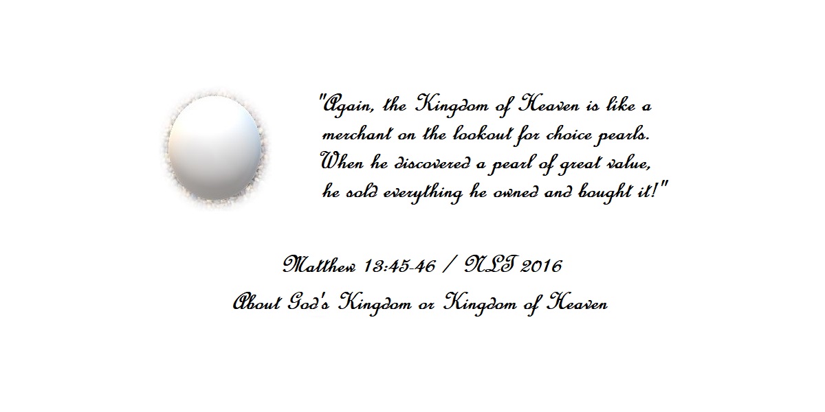 Matthew 13:45-46