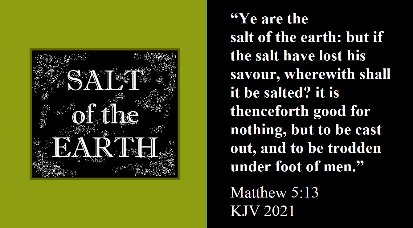 About Christian Living: “Salt of the Earth”