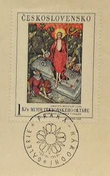 Jesus Christ on main part of a Czechoslovakian first day cover of 1969; Topical and thematic stamp collecting or collection