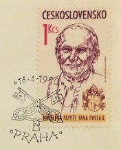 Pope John Paul II Stamp Collection / Main Part of Czechoslovakia FDC, 1990 / Topical and Thematic Stamp Collecting