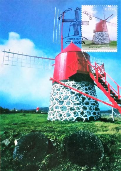 Portugal, 2002 - Windmill on Maximum Card (€ 0,43)