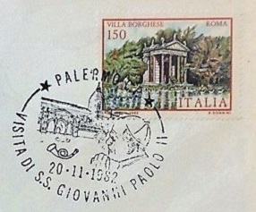 Pope John Paul II Stamp Collection / Special Cancellation – Main Part of an Italian Cover, 1982 – 4th / Topical and Thematic Stamp Collecting