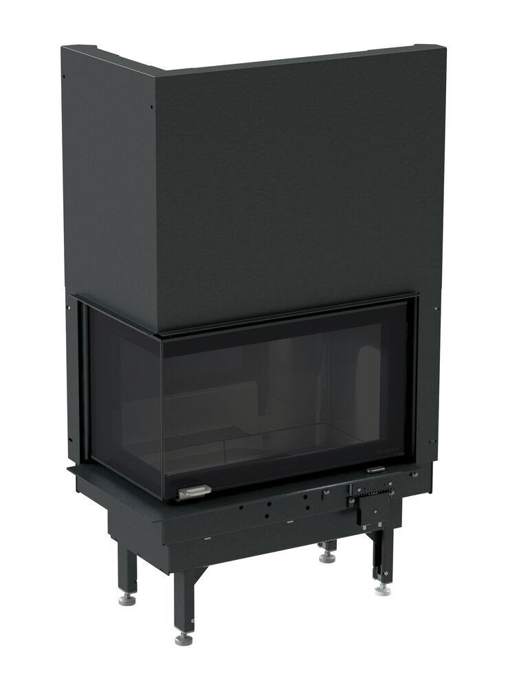INSERT À BOIS NORDPEIS Q-34AL Côté gauche Dark Thermotte