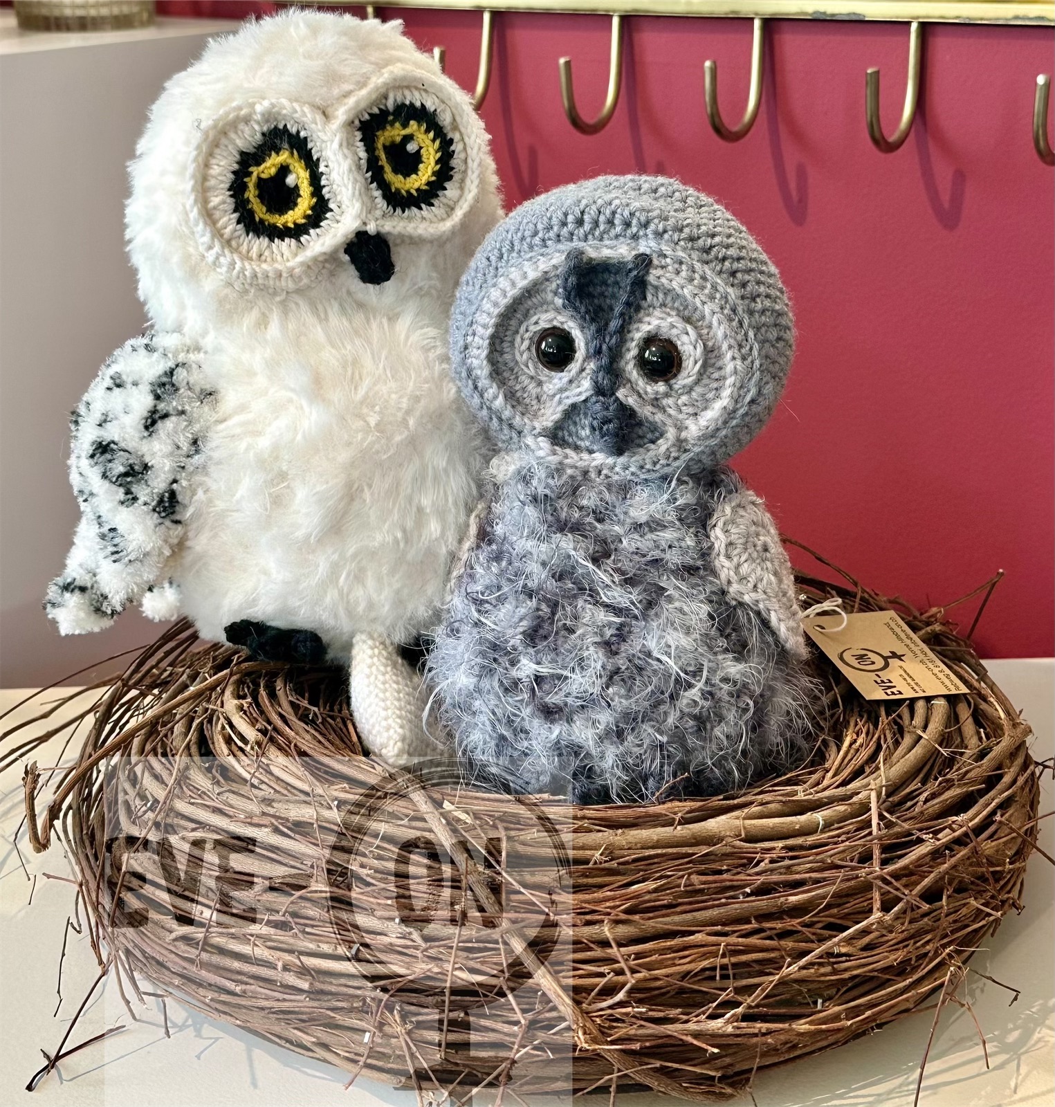 Schneeeule als Spieluhr CHF 75.00, Schneeeulen - Küken CHF 45.00