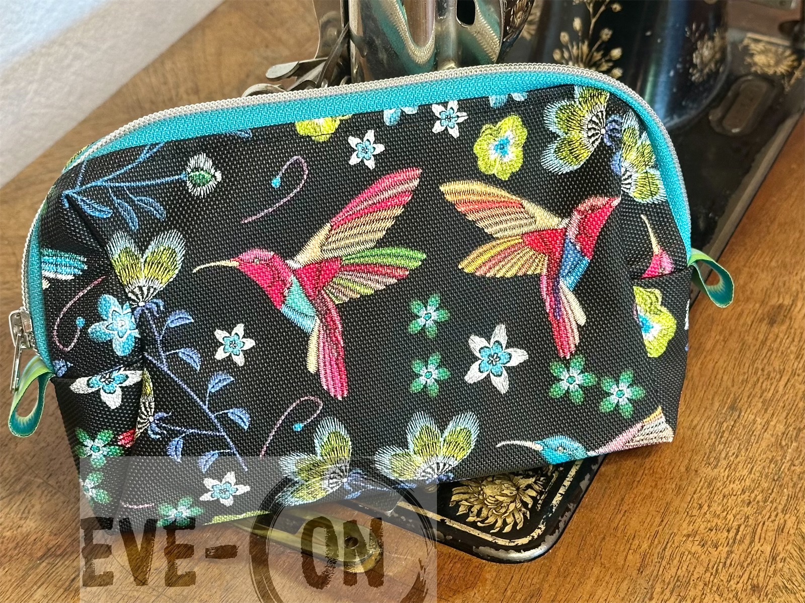 4101 Kunstleder Kolibri, Futter Baumwolle blau CHF 35.00