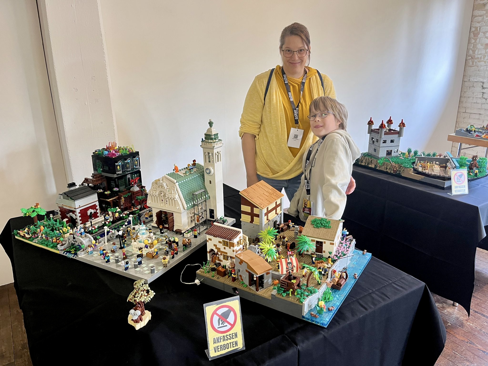 Leevi und Yvonne an der Brixpo 2025 in Uster