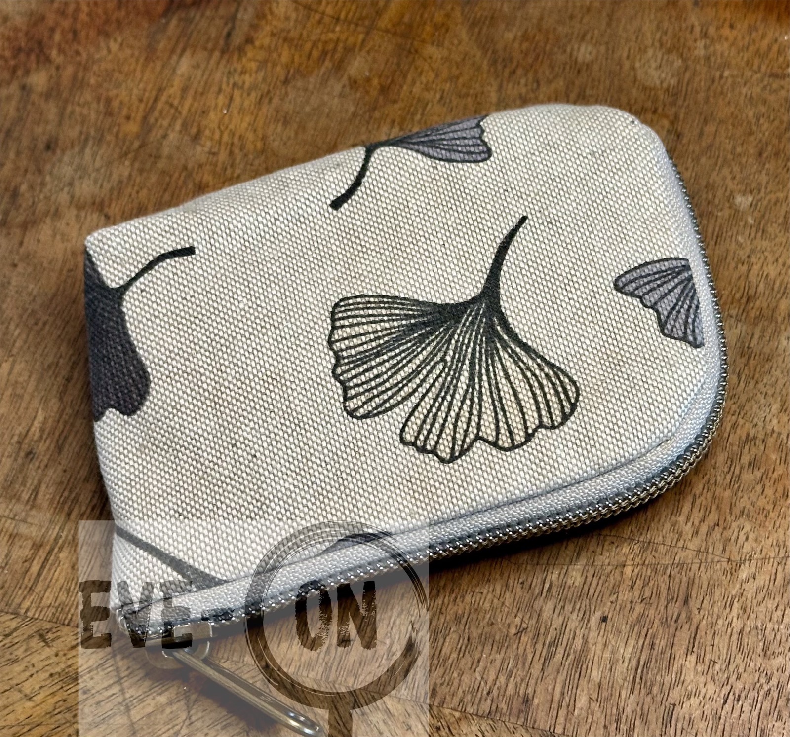 10105 Ginko Blätter Leinen