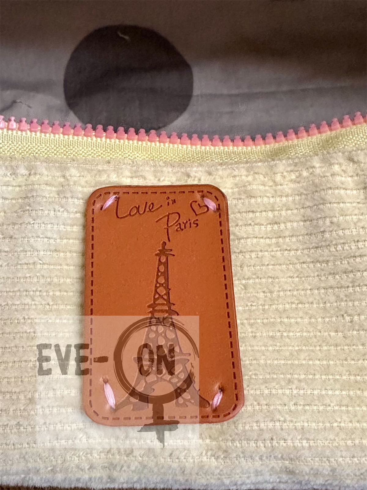 4115 hellgelb I love Paris, 30x12x8cm