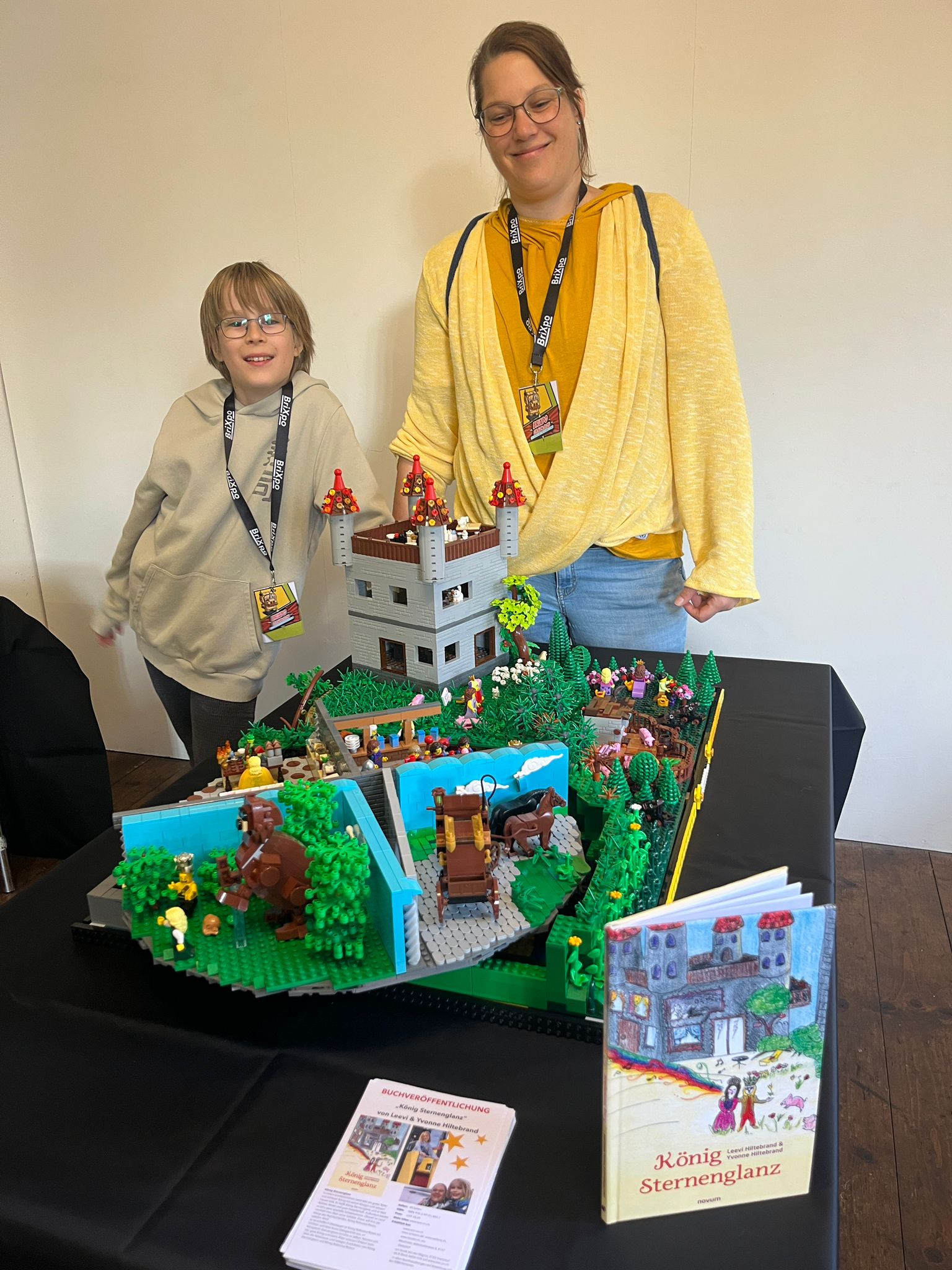 Leevi und Yvonne an der Brixpo 2025 in Uster