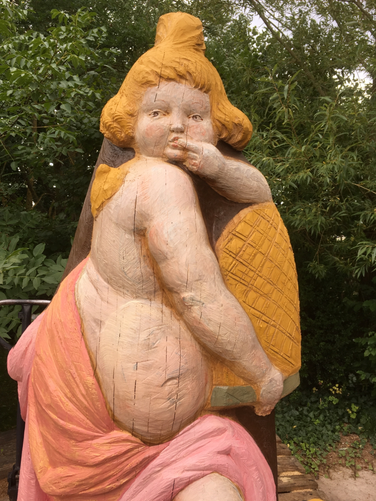 Honigschlecker als Bienenstock, Detail
