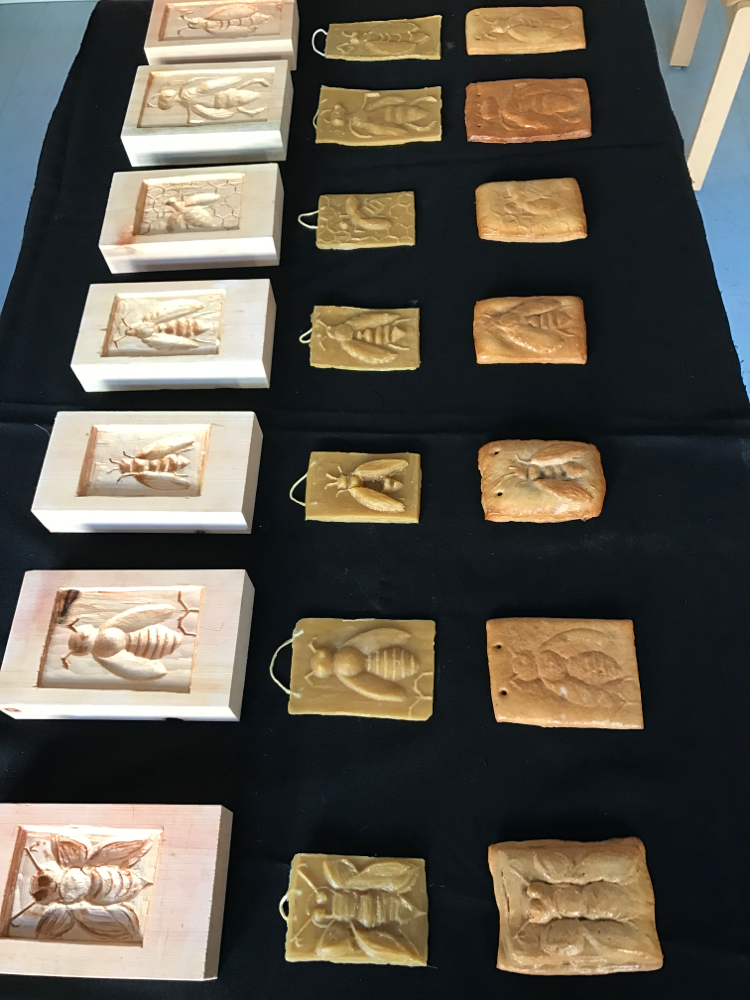Der Honigkuchen und sein Model, mit Wachsbgüssen