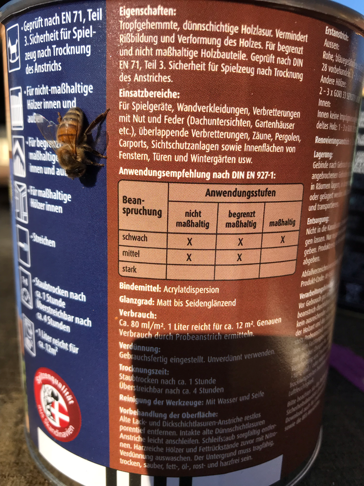 Frühlingserwachen bei den Bienen, auf Gori 33 stehen sie