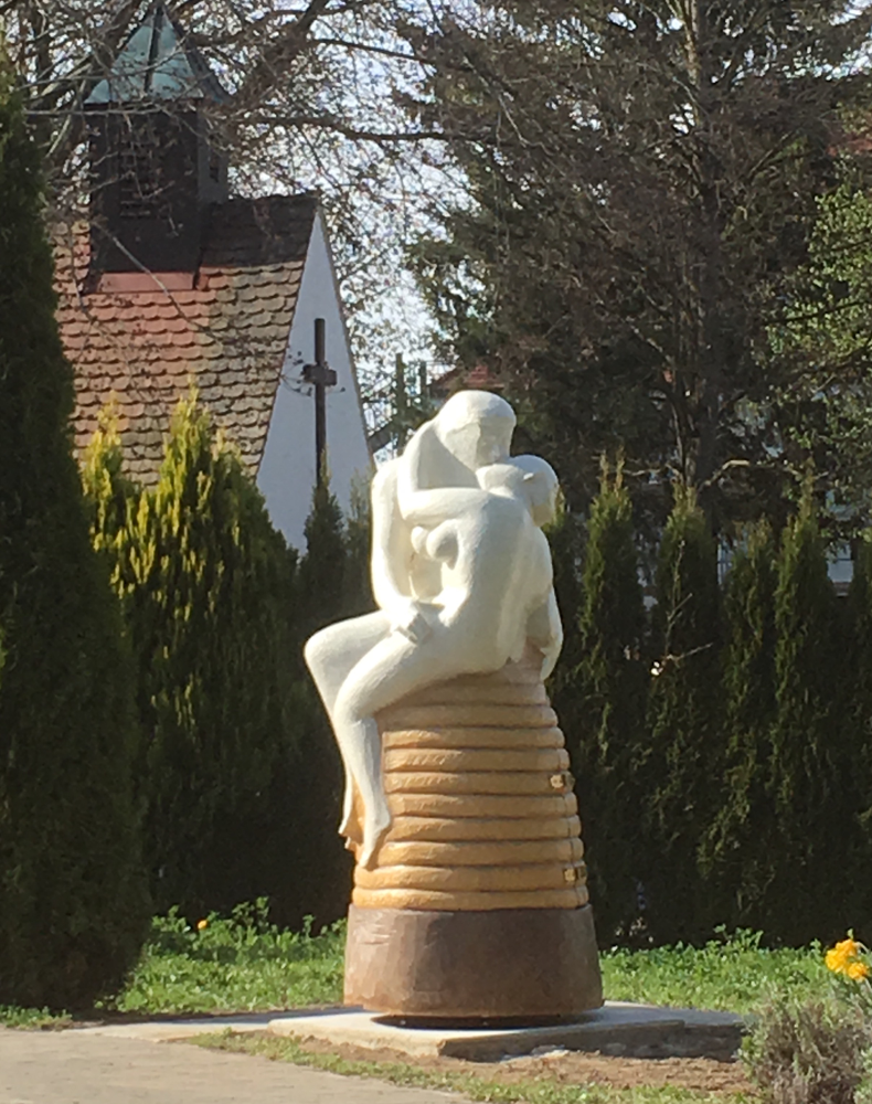 Am Bestimmungsort, der Kuss, La Baiser, Bienenhaus