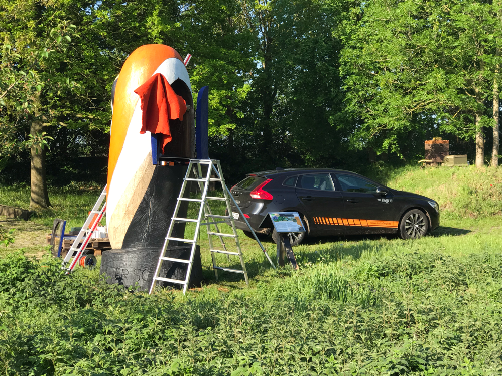 Der heilige Pillendreher von hinten, Ausbau Beutenraum