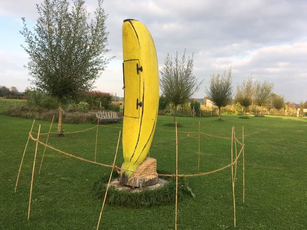 Banane für Bienen in der Staudengärtnerei Gaissmeier Illertissen