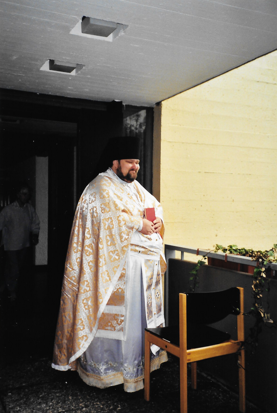 Пасха 2002 года. Игумен Митрофан (Хаузер)