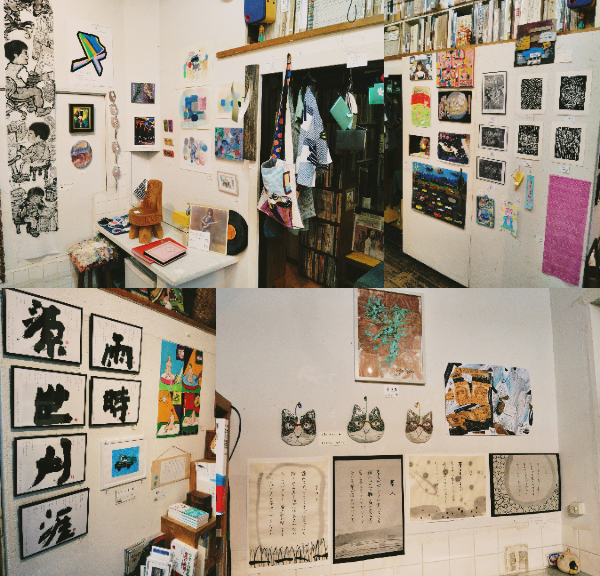 4/14（月）スペース入って右の壁面です。