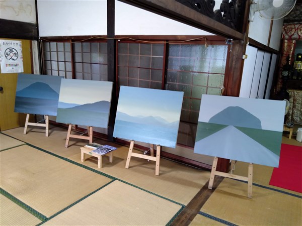 鞆の浦deART2023　ルイーザの新作も展示されてました。