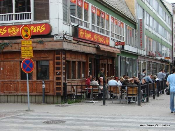 Pub au port de Oulu (Finlande)