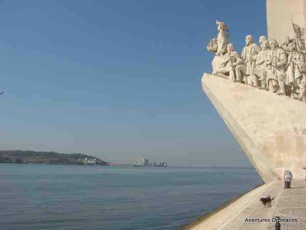 En mémoire à Vasco de Gama (sur le Tage à Lisboa)
