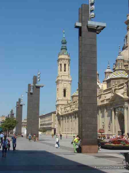 Place centrale de Saragoza (Espagne)