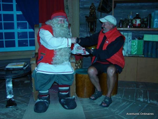 Napapiiri Père Noël et cercle polaire (Finlande)