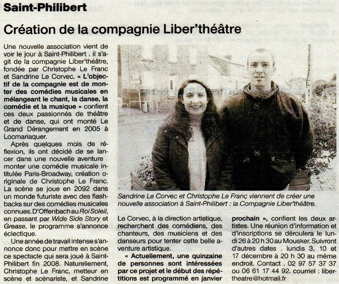 Ouest-France (23-11-2007)