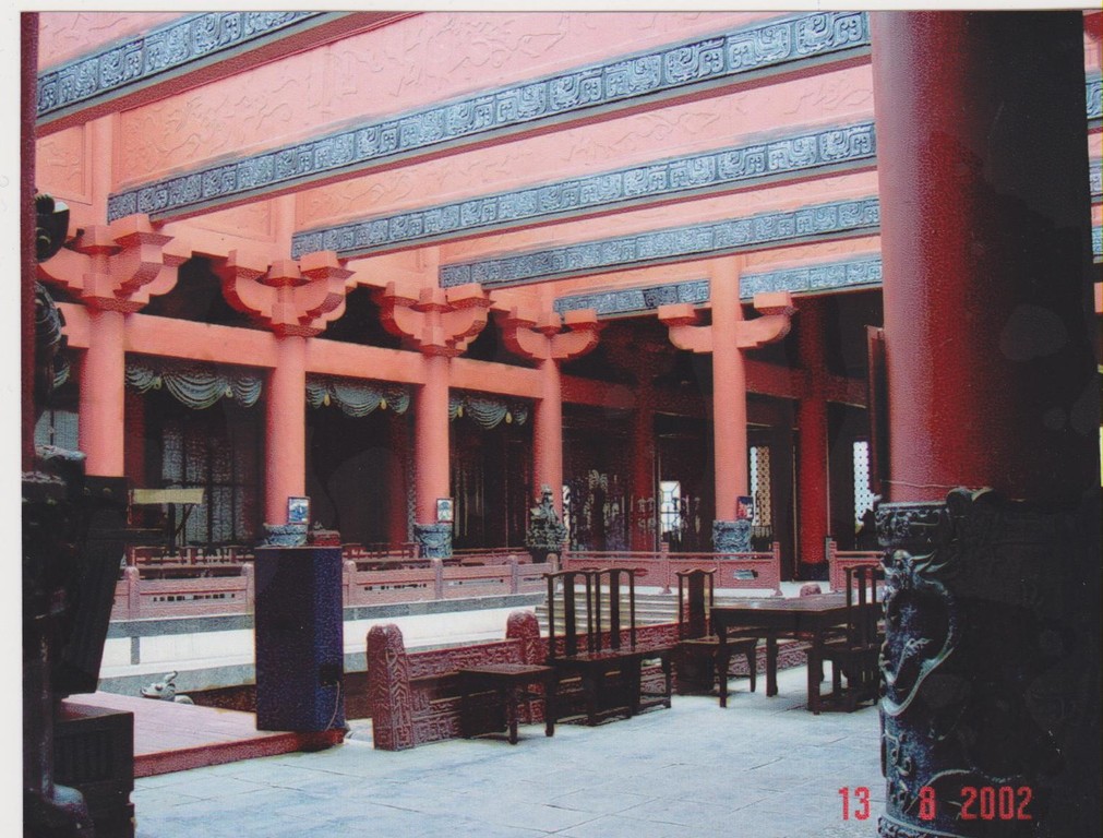 Zhejiang - Hendian - città del cinema - sala trono Qinshihuangdi