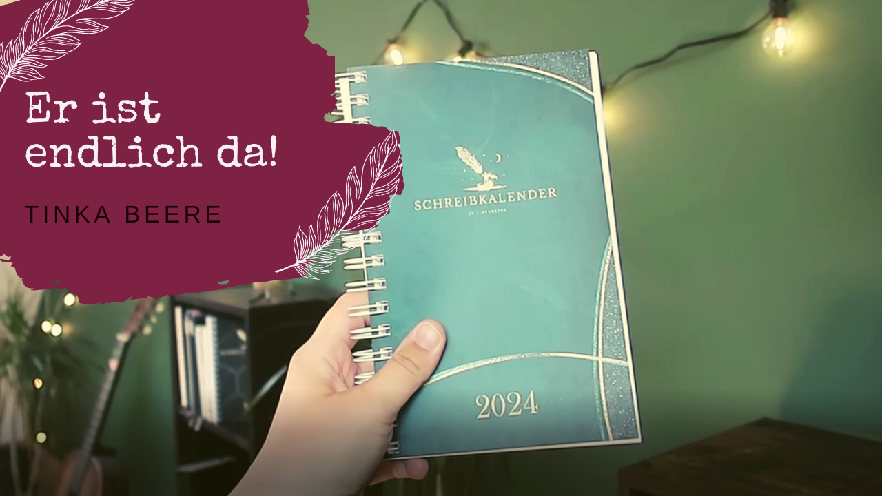 [Video] Vlog 161 #autorinnenleben | Der Schreibkalender 2024 ist da!