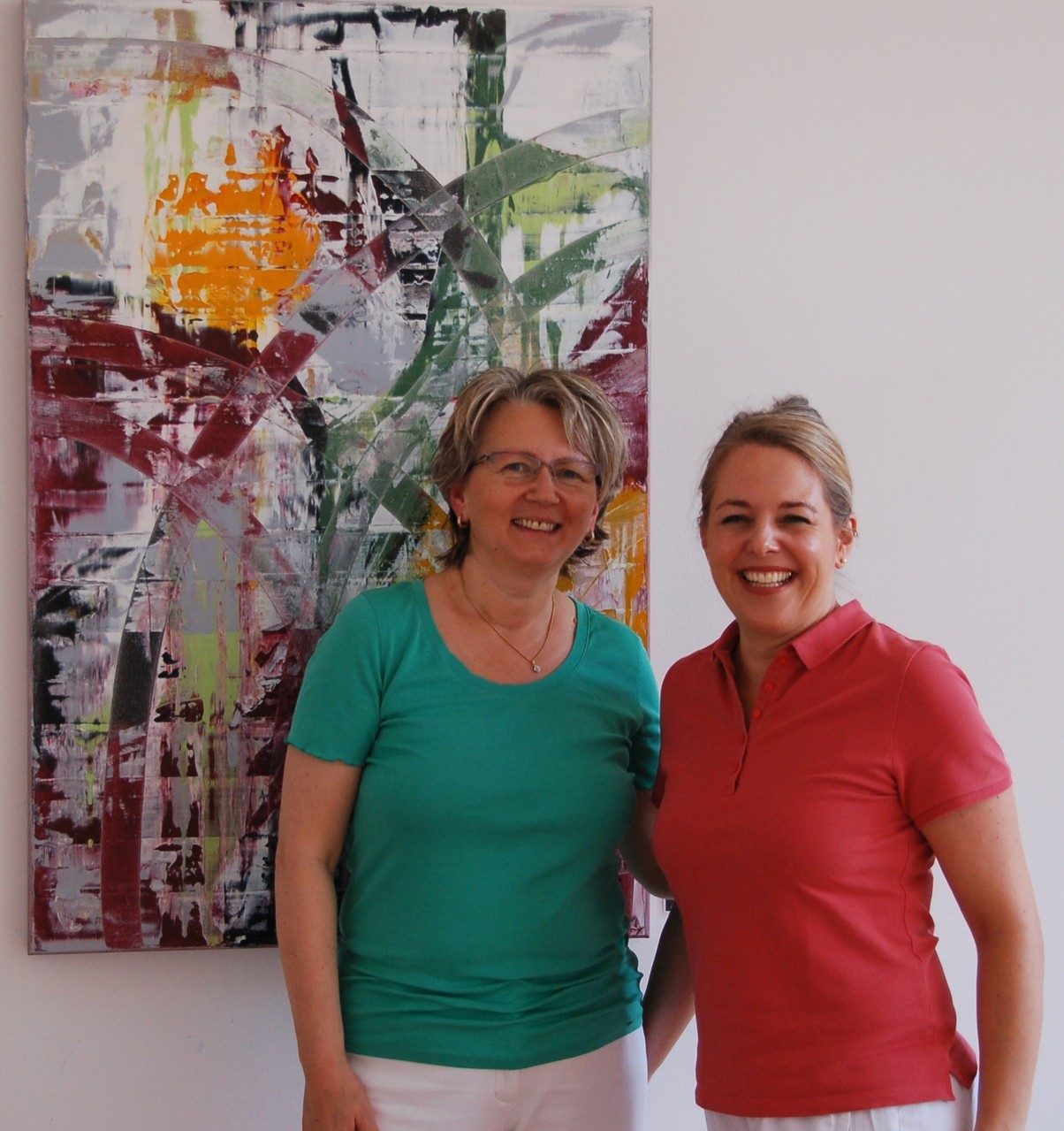 2014 Dauerausstellung in der Praxis für Physiotherapie Dickinson